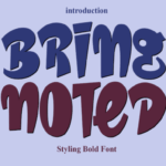 Bring Noted Font - Featured Image