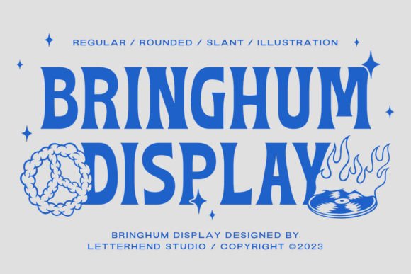 Bringhum Display Font - Featured Image