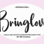 Bringlove Font - Featured Image