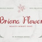 Briona Flower Font - Featured Image