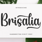 Brisalia Font - Featured Image