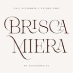 Brisca Miera Font - Featured Image