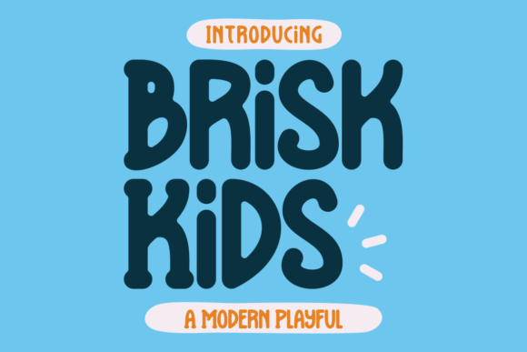 Brisk Kids Font - Featured Image