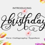 Bristhday Font - Featured Image