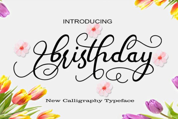 Bristhday Font - Featured Image
