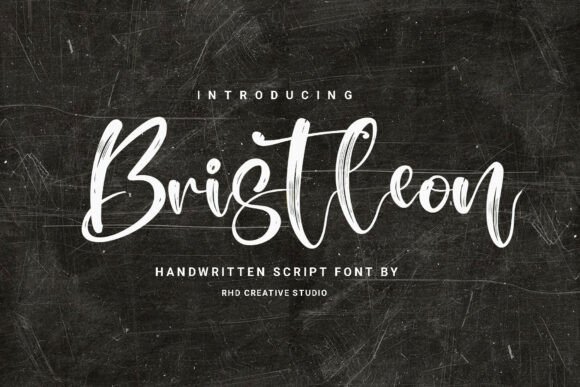 Bristleon Font - Featured Image