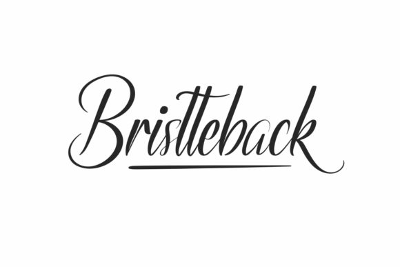 Bristteback Font - Featured Image
