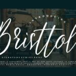 Bristtole Script Font - Featured Image