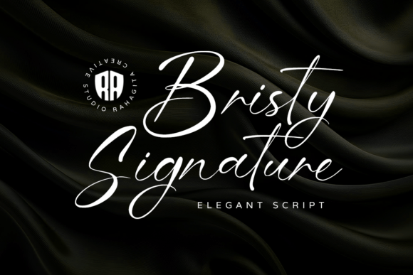 Bristy Signature Font - Featured Image