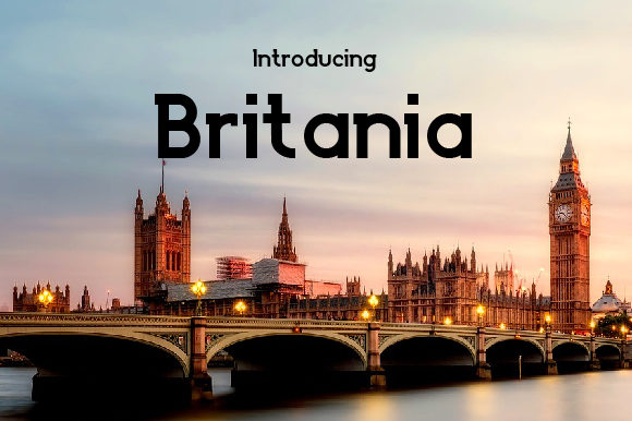 Britania Font - Featured Image