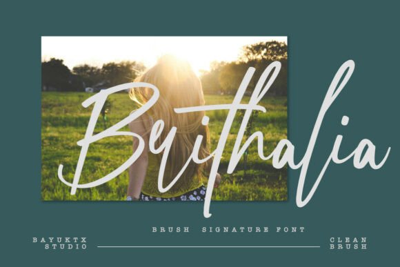 Brithalia Font - Featured Image