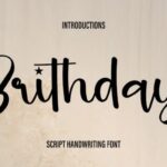 Brithday Font - Featured Image