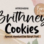 Brithney Cookies Font - Featured Image