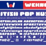 British Pop Music Font - Featured Image