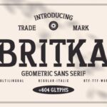 Britka Font - Featured Image