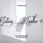 Britney Agatha Font - Featured Image