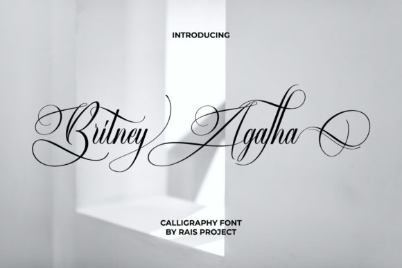Britney Agatha Font - Featured Image