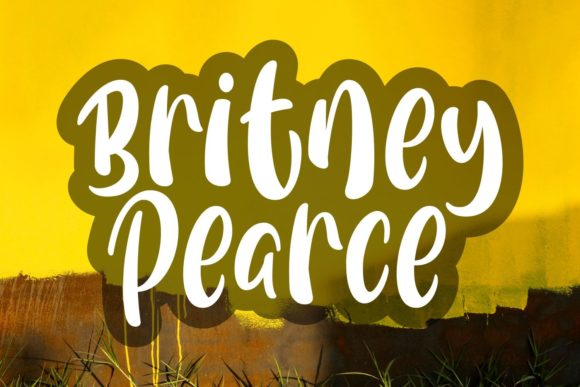 Britney Pearce Font - Featured Image