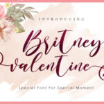 Britney Valentine Font - Featured Image