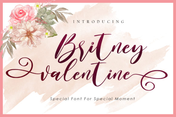 Britney Valentine Font - Featured Image