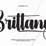 Brittany Font - Featured Image