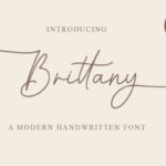 Brittany Font - Featured Image
