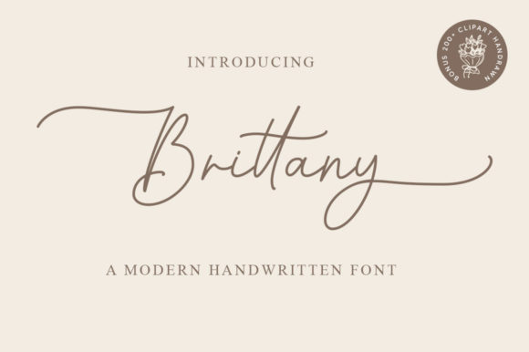 Brittany Font - Featured Image