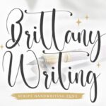 Brittany Writing Font - Featured Image