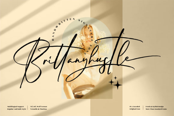 Brittanyhustle Font - Featured Image