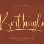 Brittanyla Font - Featured Image