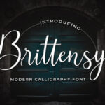 Brittensy Font - Featured Image