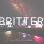 Britter Font - Featured Image