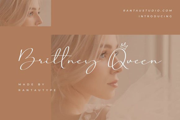 Brittney Queen Font - Featured Image