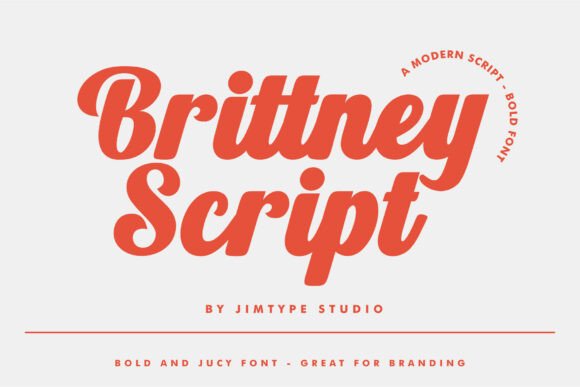 Brittney Script Font - Featured Image