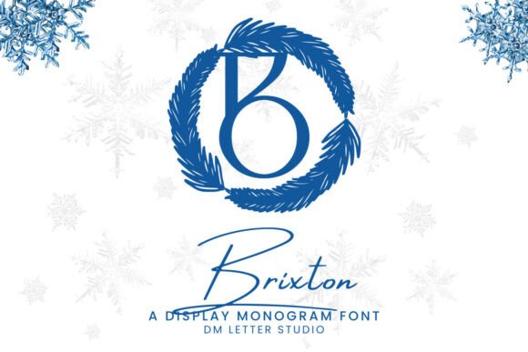 Brixton Monogram Font - Featured Image