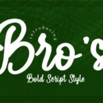 Bro's Font - Featured Image