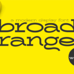 Broad Range Font - Featured Image
