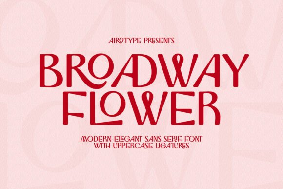 Broadway Flower Font - Featured Image