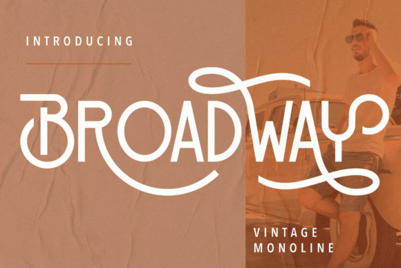 Broadway Font - Featured Image