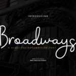 Broadways Font - Featured Image