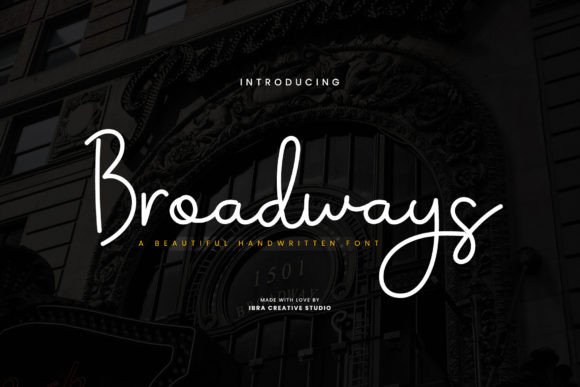 Broadways Font - Featured Image
