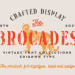 Brocades Font - Featured Image