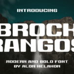 Brock Rangos Font - Featured Image