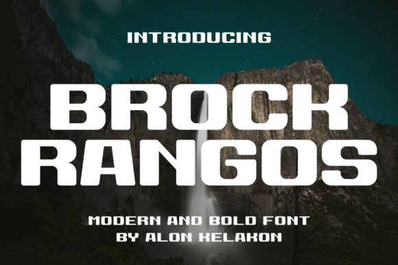 Brock Rangos Font - Featured Image