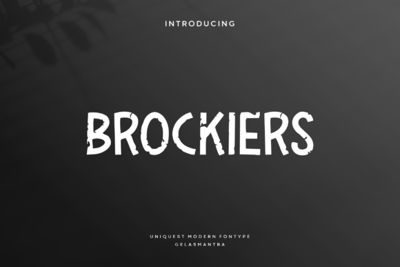 Brockiers Font - Featured Image