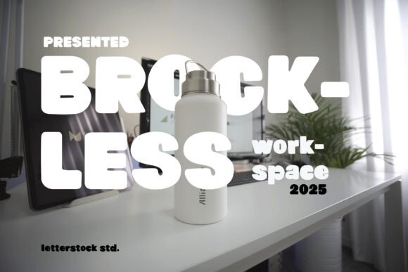 Brockless Font - Featured Image