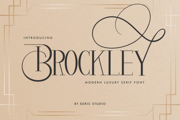Brockley Font - Featured Image