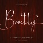 Brockly Font - Featured Image