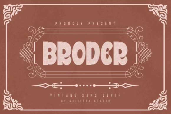 Broder Font - Featured Image