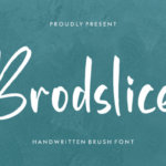 Brodslice Font - Featured Image
